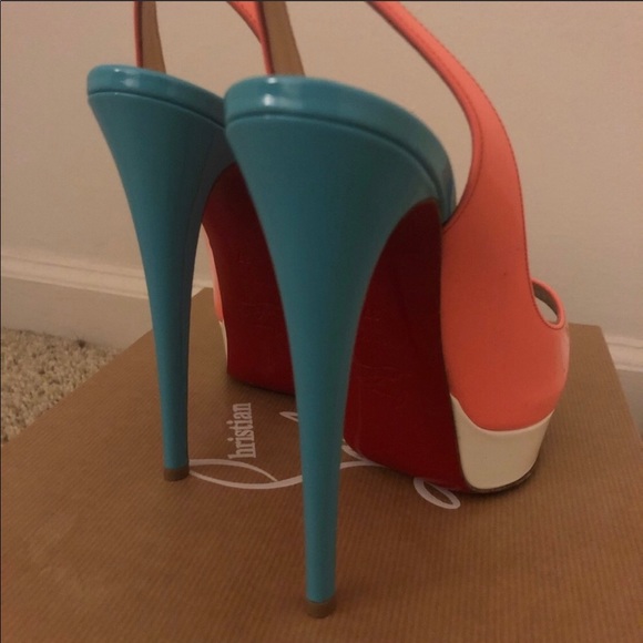 Christian Louboutin Peeptoe Sling size 37 *offers accepted* - Picture 4 of 5